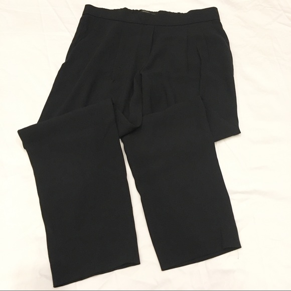 Aritzia Babaton Pleated Hi Rise Crop Pants - Picture 1 of 5